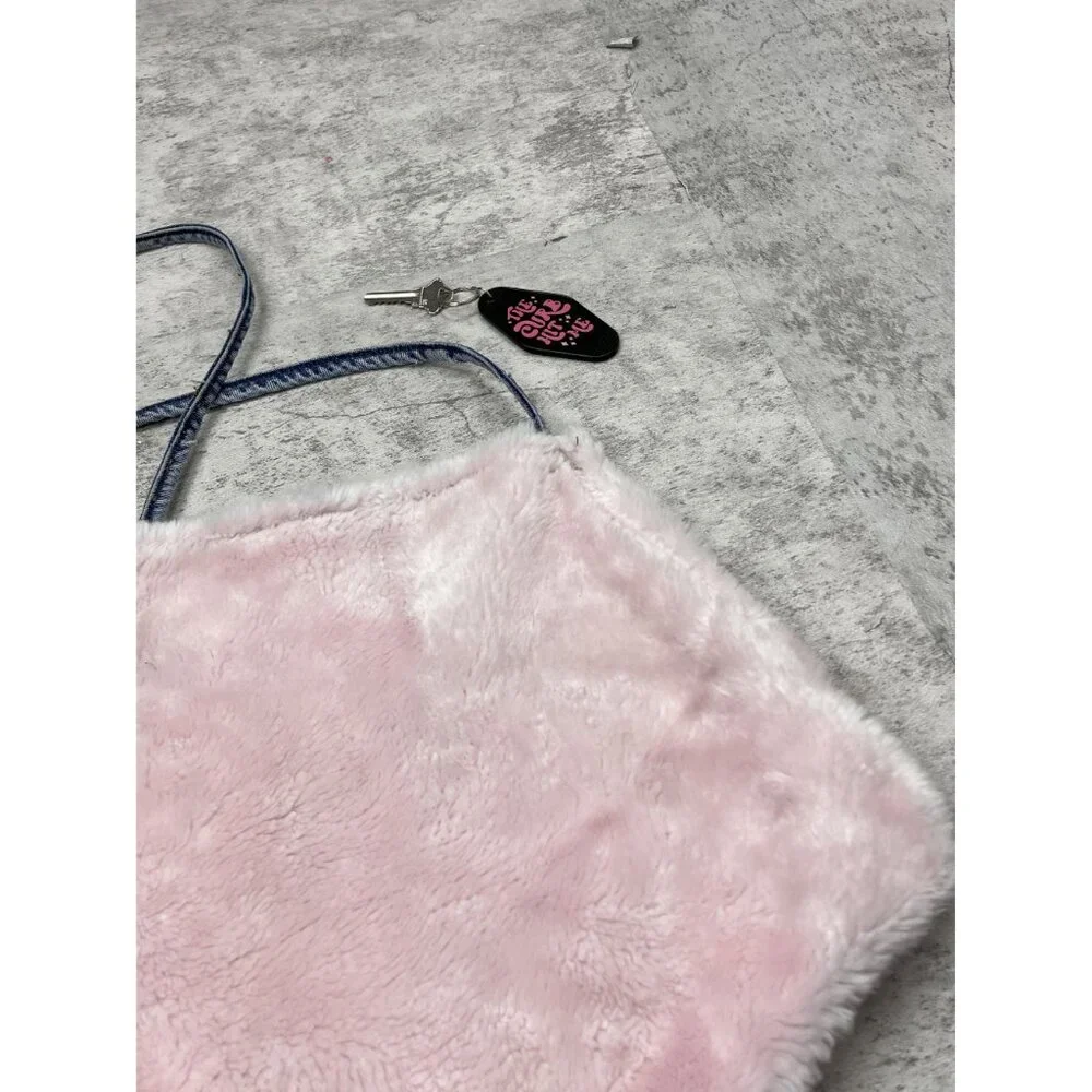 Fluffy Pink Rework Tote Bag - Picture 2 of 2